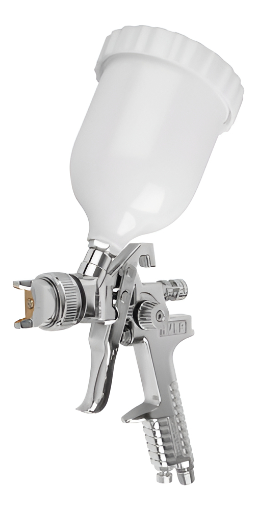 Pistola P/pintar Gravedad Hvlp, Boquilla 1.4mm, Truper 12128 Color Blanco