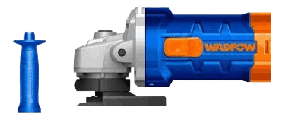Amoladora 115mm 850w Wadfow Wag15851 Color Azul - Imagen 3
