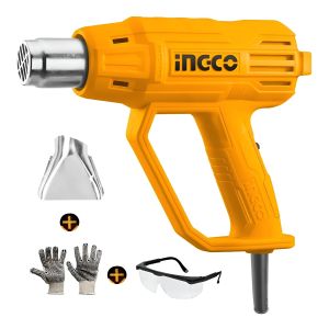 Pistola De Calor 2000w Ingco Hg2000385 Color Amarillo