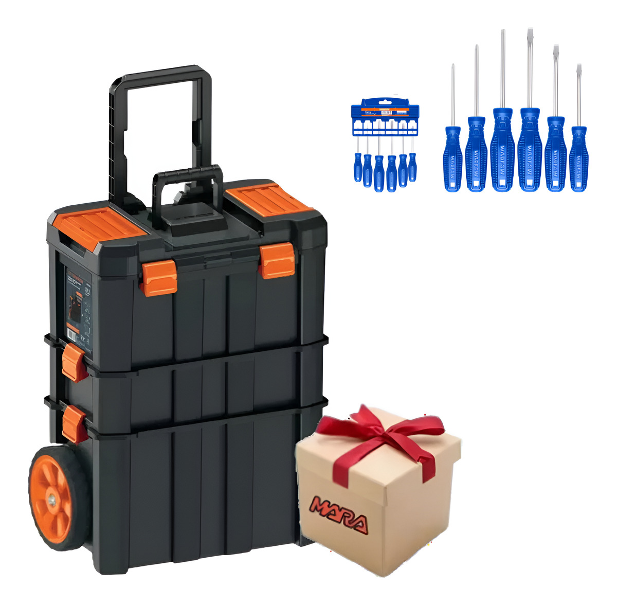 Caja Para Herramientas 19 X25 3 En1 Desmontable 102644 Mara