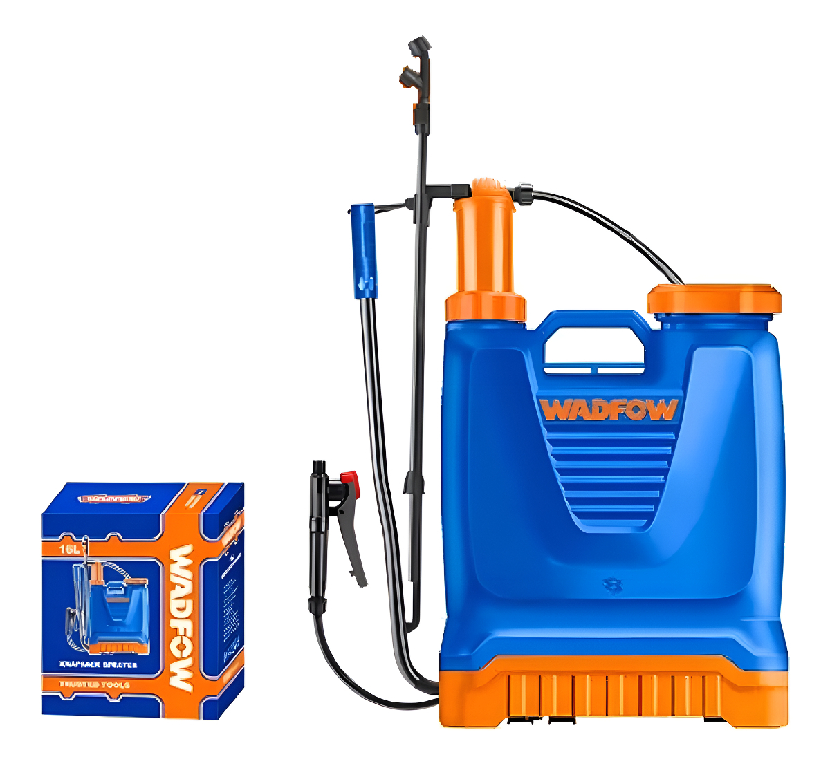 Mochila Pulverizador Fumigador 16 Litros Wadfow Wks1516 Color Azul