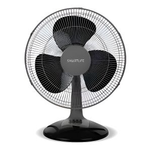 Ventilador De Mesa Smartlife 40cm 3vel 50w Con Oscilación Estructura Negro Aspas Negro Diámetro 40 Cm