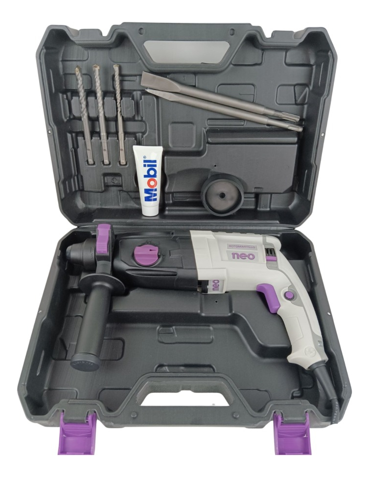 Rotomartillo Neo Rm1030/220k 900w 30mm 4.5j Sds Plus +regalo - Imagen 4