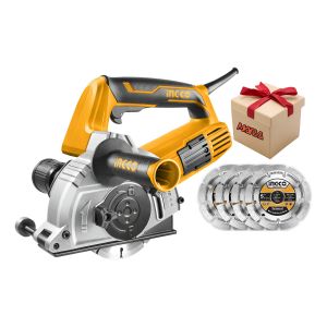Acanaladora De Muro O Pared Ingco 4 Discos 1500w + Regalo !