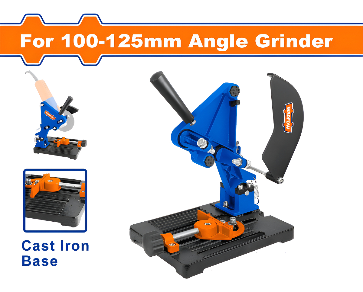 Soporte P Amoladora Angular 4 1/2 5 PuLG Wadfow Color Azul