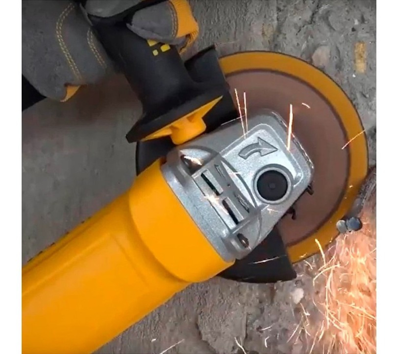 Amoladora Angular Velocidad Variable 1010w Esmeril Cortadora Color Amarillo - Imagen 11