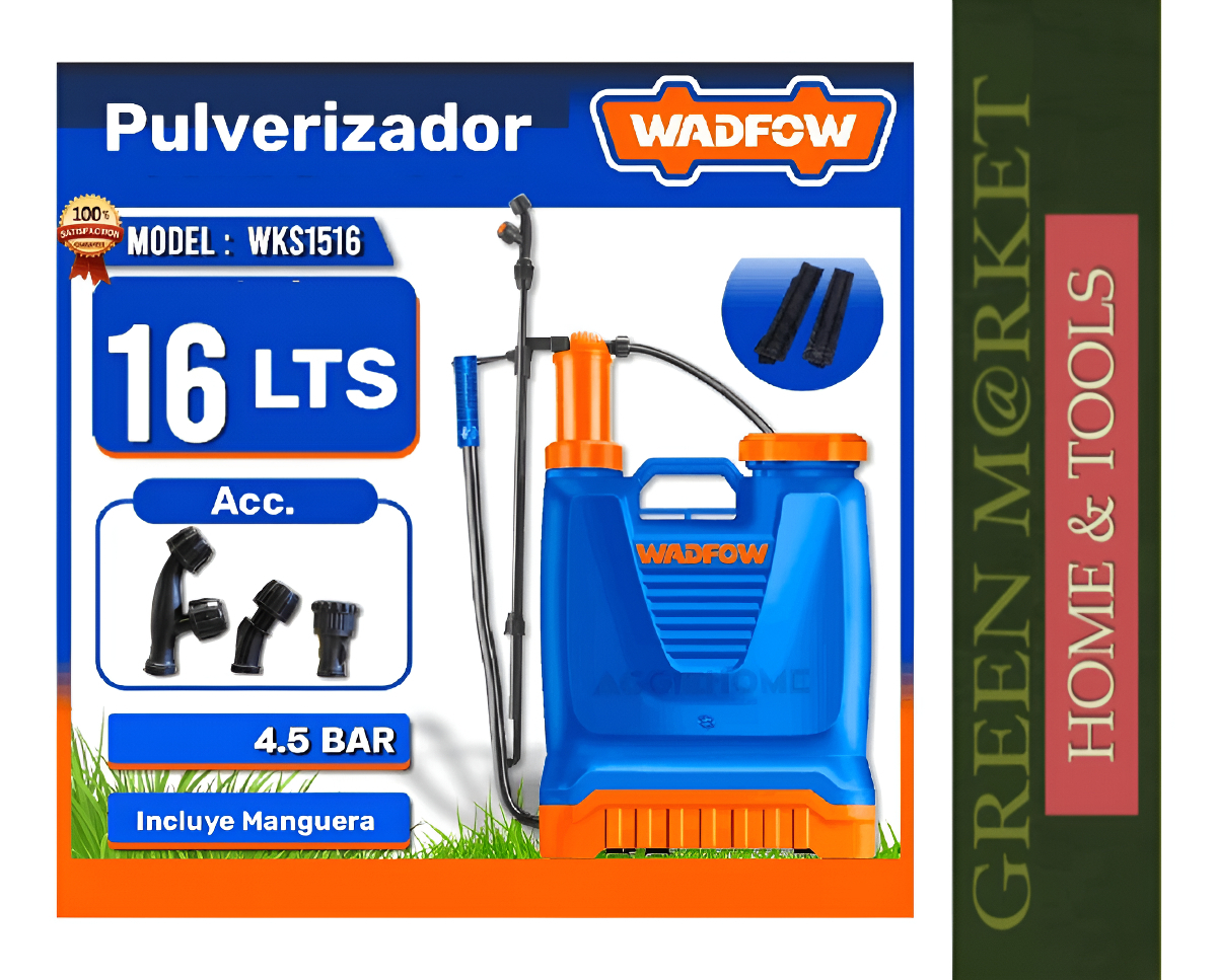 Mochila Pulverizador Fumigador 16 Litros Wadfow Wks1516 Color Azul - Imagen 8