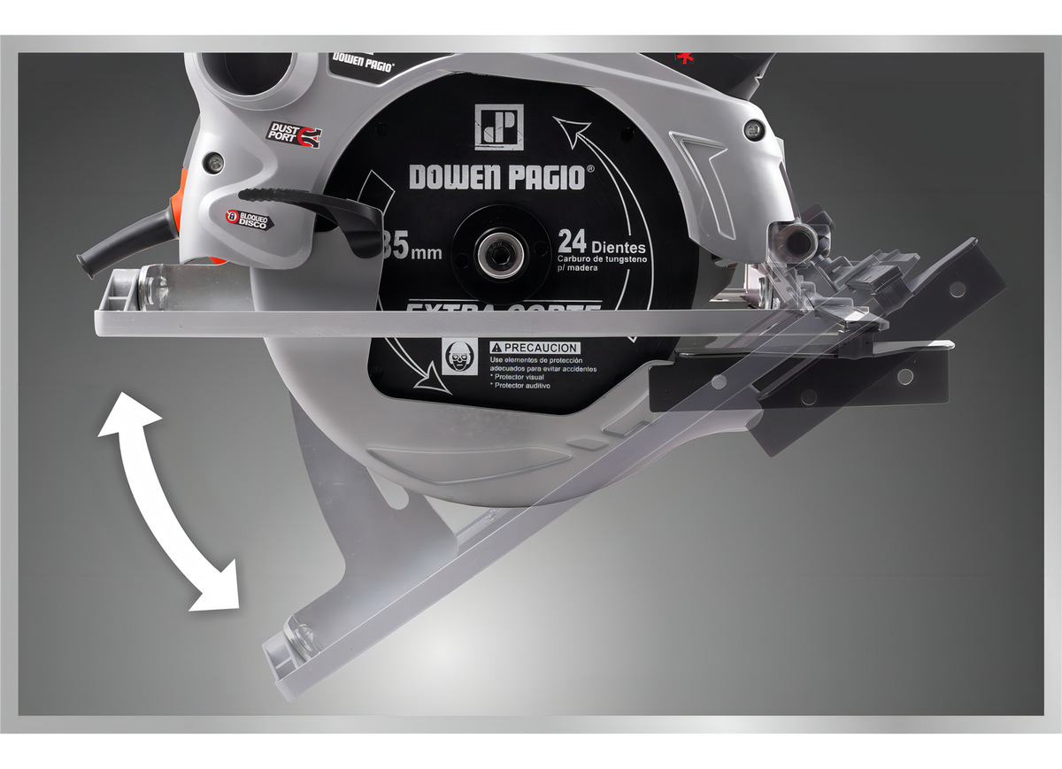 Sierra Circular 185mm Guia Láser 1500w Dowen Pagio 9993624.1 - Imagen 7