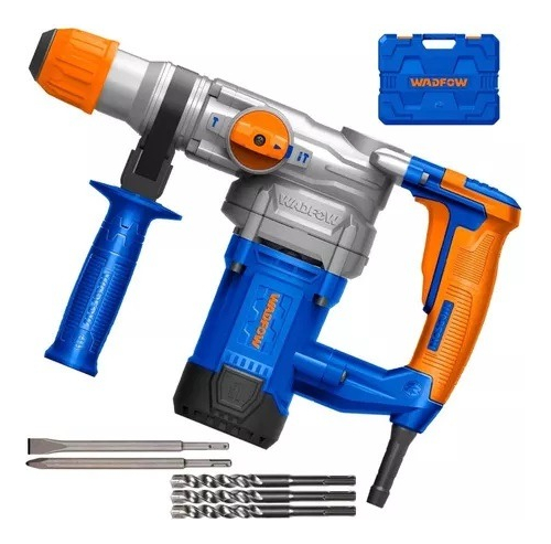 Taladro Rotomartillo 1050w Sds + Demoledora Wadfow + Regalo! - Imagen 6