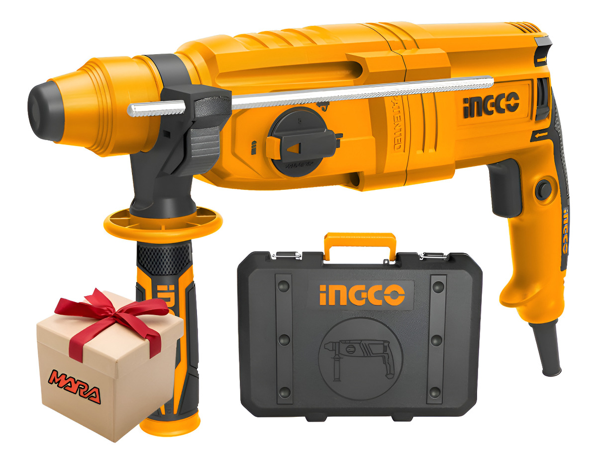 Rotomartillo 800w Ingco Rgh9028 2.5 Joule Mara + Regalo !