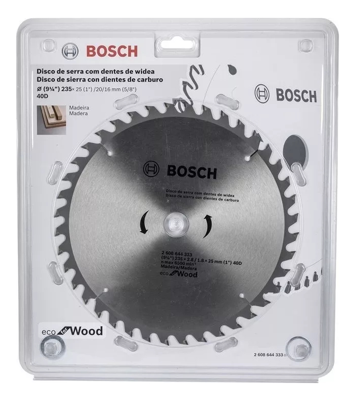 Sierra Circular 7.1/4 1300w Bosch Gks130 + 2 Discos De Reg! - Imagen 3