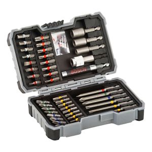 Puntas Para Taladro Y Destornillador Bosch 2607017164 Plana;philips;torx;estrella - 43 Unidades X Pack