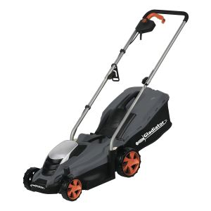 Cortadora De Pasto Eléctrica Gladiator Cp 533 Con Bolsa Recolectora De 1.3 Kw Y Color Gris/negro