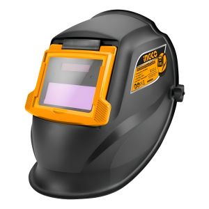 Careta Soldar Fotosensible Visor Revatible Ingco Ahm009 Color Negro