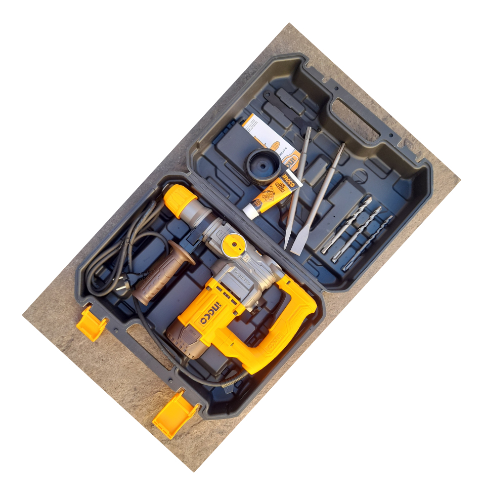 Rotomartillo 1050w 4,5j Sds Plus 3800bpm Ingco Rh10506 Color Amarillo Frecuencia 50 Hz/60 Hz - Imagen 5