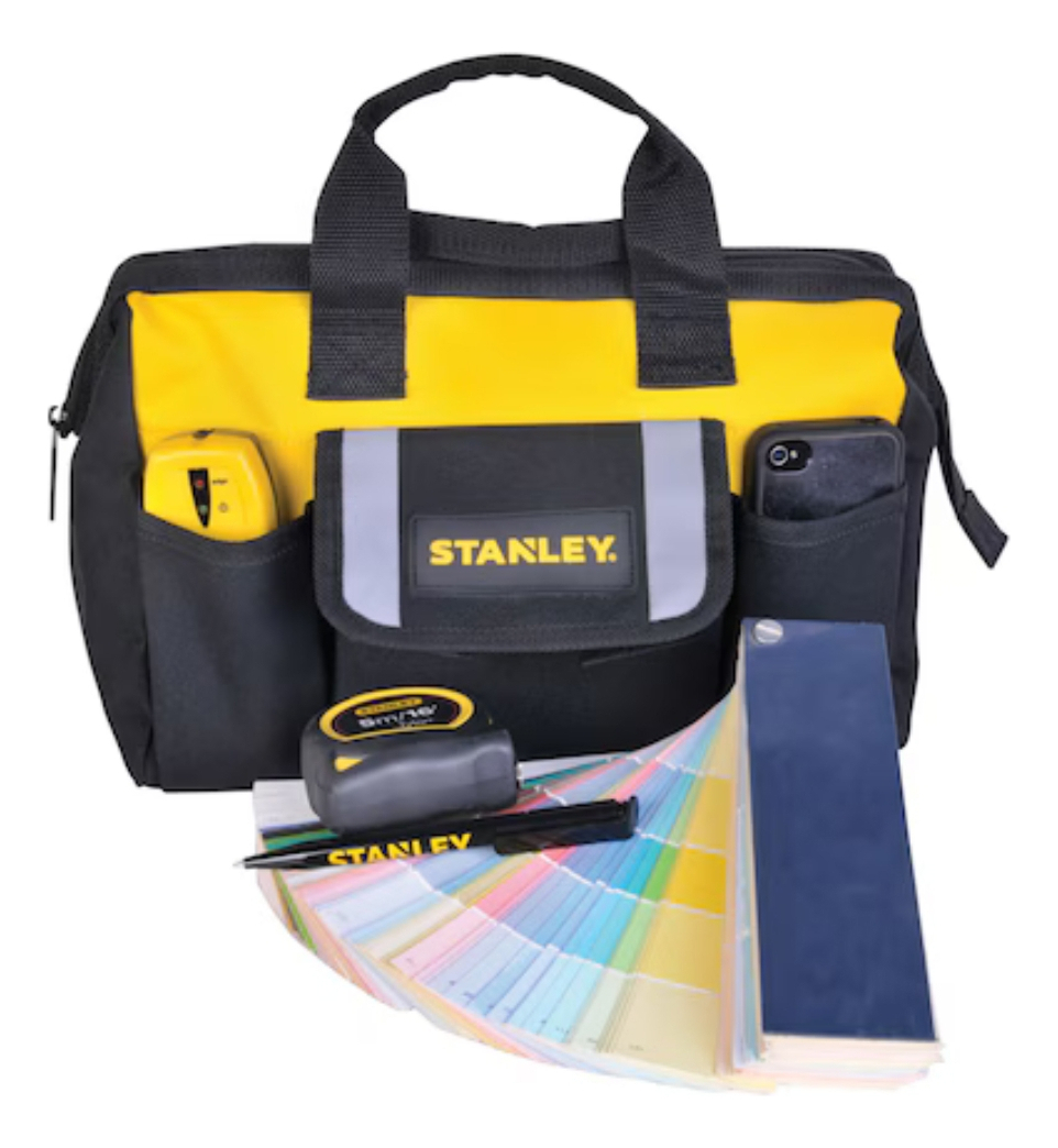 Stanley Stst512114 - Bolsa Para Herramientas (12 Bolsillos), Color Negro Y Amarillo - Imagen 5