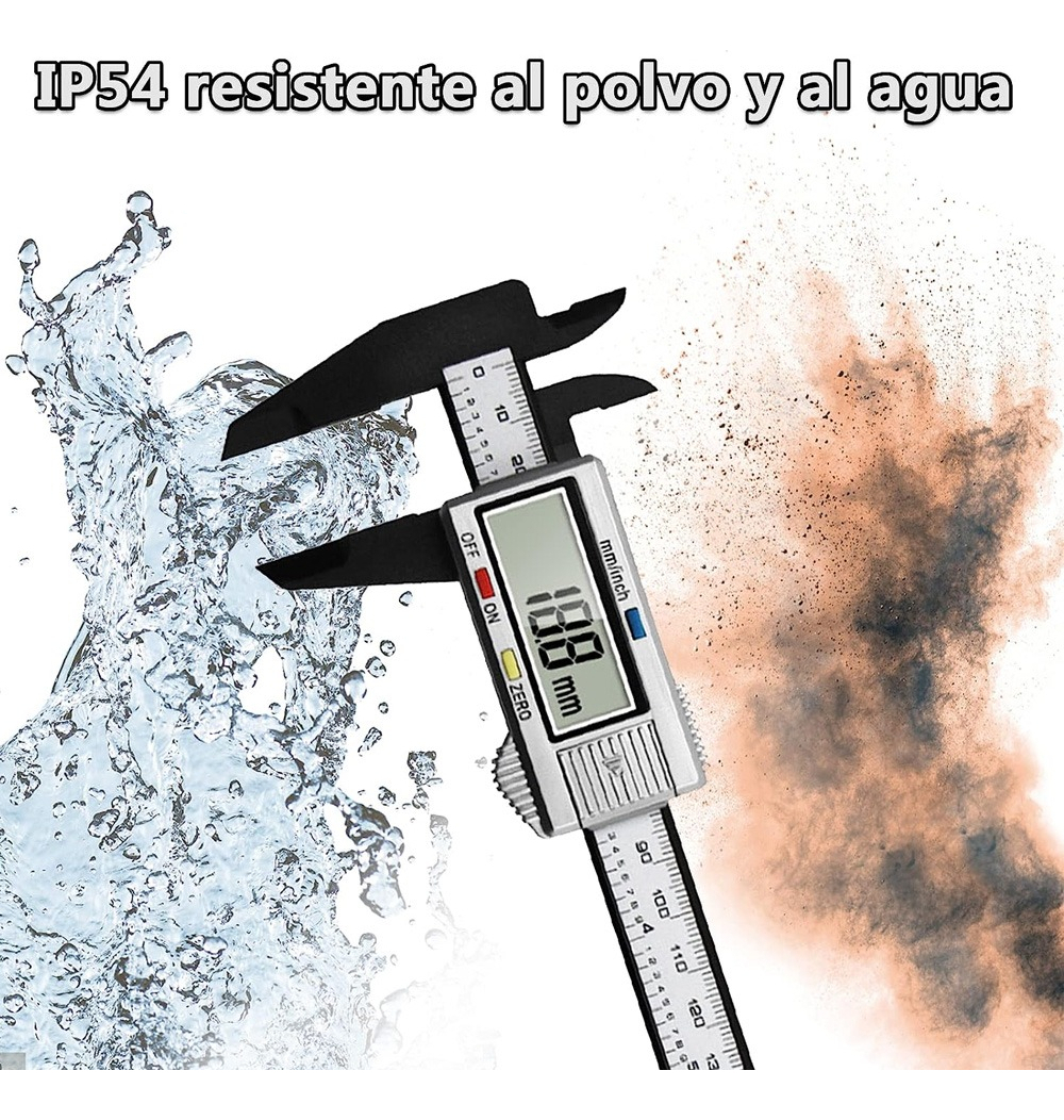 Calibre Digital Crossmaster De 150 Mm Fibra De Carbono - Fc - Imagen 7