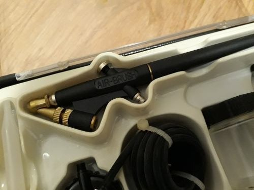 Aerógrafo Bta Tools 279004-1 Con Manguera Depósito 0.02l Pintura Acrílica - Imagen 2