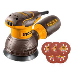 Lijadora Roto Orbital Ingco Rs3216 Velocidad Variable + 5 Li