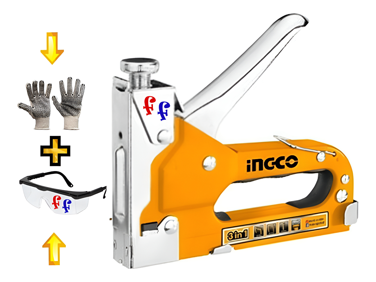 Engrampadora Clavadora Manual 3 En 1 Ingco Hsg1405