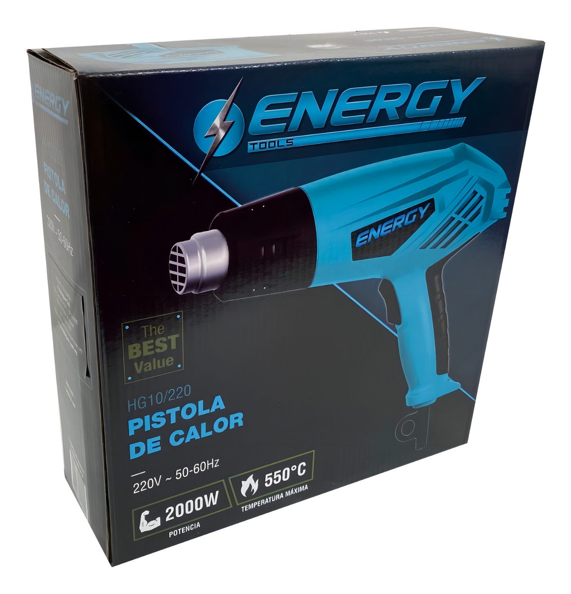 Pistola De Calor Energy Modelo Hg10/2000 Watts - Imagen 2