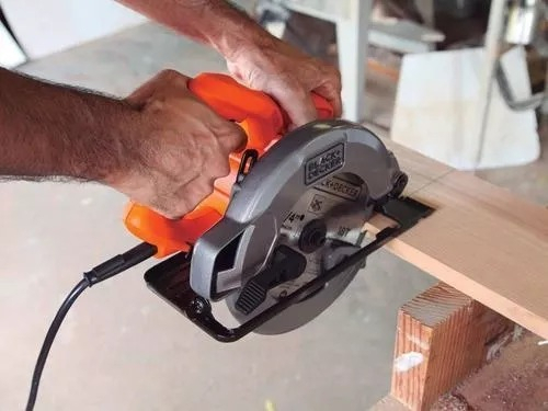 Sierra Circular Eléctrica Black+decker Cs1004 184mm 1.4kw Naranja 50hz/60hz - Imagen 5