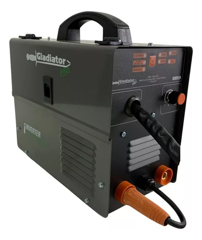Inverter Mig Electrodo Tig 160amp-imet7160/220-gladiator Pro Color Gris - Imagen 4