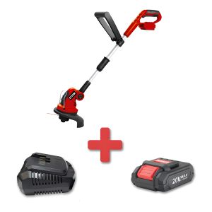 Bordeadora Inalambrica + Cargador 20v + Bateria 2.0 Equus