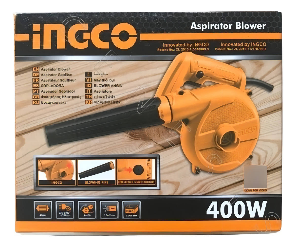 Sopladora Aspiradora Ingco 400w Ab4018 - Imagen 5