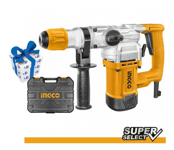 Rotomartillo 1050w 4,5j Sds Plus 3800bpm Ingco Rh10506 Color Amarillo Frecuencia 50 Hz/60 Hz - Imagen 2