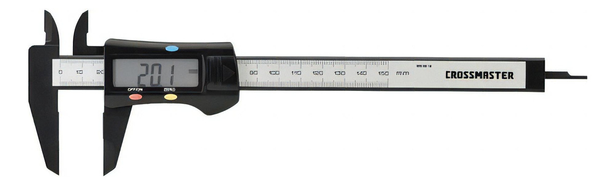 Calibre Digital Crossmaster De 150 Mm Fibra De Carbono - Fc