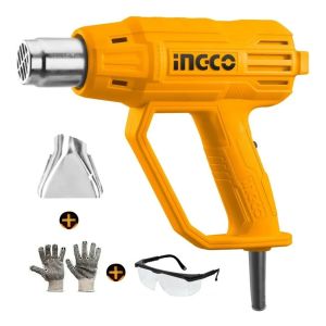 Pistola De Calor 2000w Ingco Hg2000385 Color Amarillo
