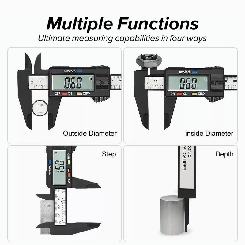 Calibre Digital Crossmaster De 150 Mm Fibra De Carbono - Fc - Imagen 11