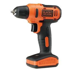 Taladro Atornillador Inalámbrico De 10mm Black+decker Ld12s + 1 Batería De 1.5ah + Accesorio Con Caja De Cartón