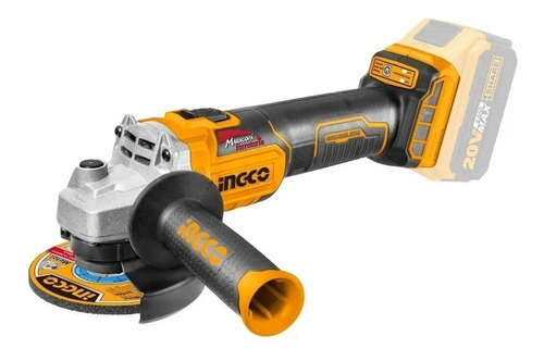Amoladora A Bateria Ps20 Sin Carbones Ingco Color Anaranjado Y Negro Frecuencia 50hz/60hz Anaranjado/negro