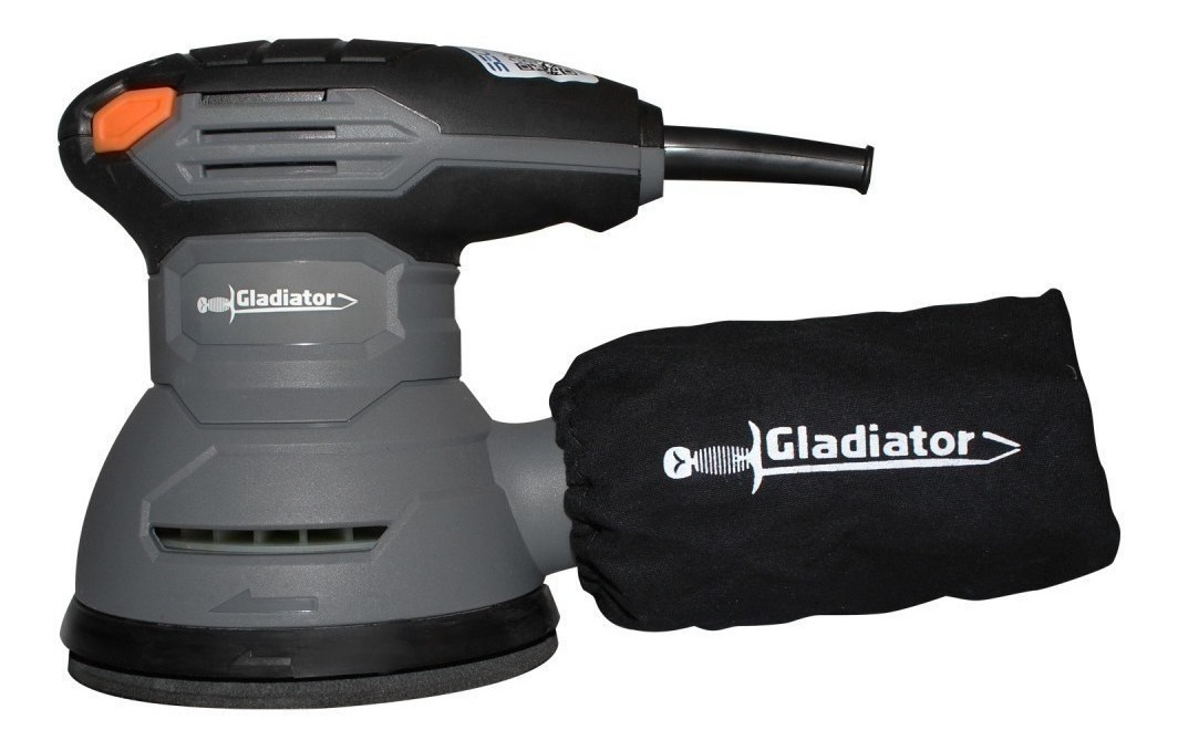 Lijadora Profesional Roto Orbital Gladiator Lr 605 Con Sistema Velcro Gris 50hz 300w