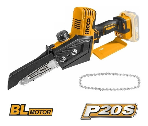 Mini Motosierra A Bateria P20s Ingco Cgsli2068