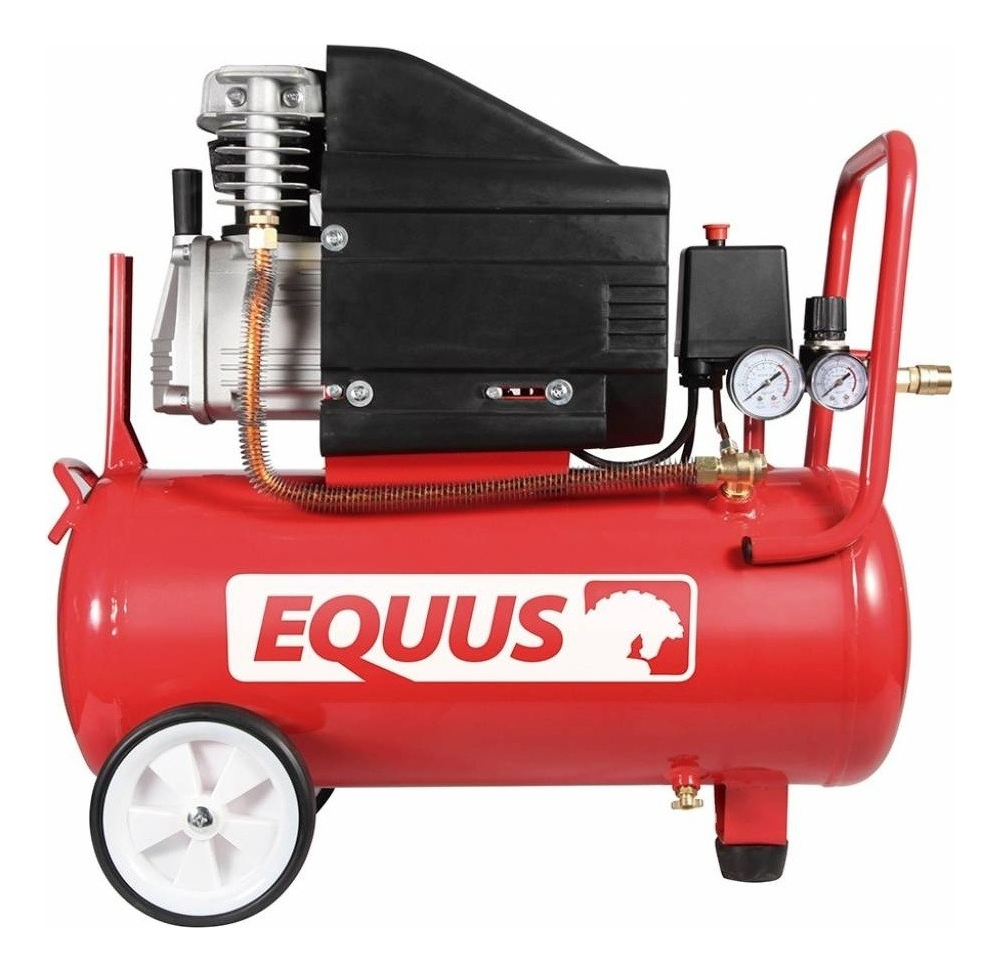 Compresor Equus 1.5hp 10 Litros Premium Da0500109 Smf Color Rojo