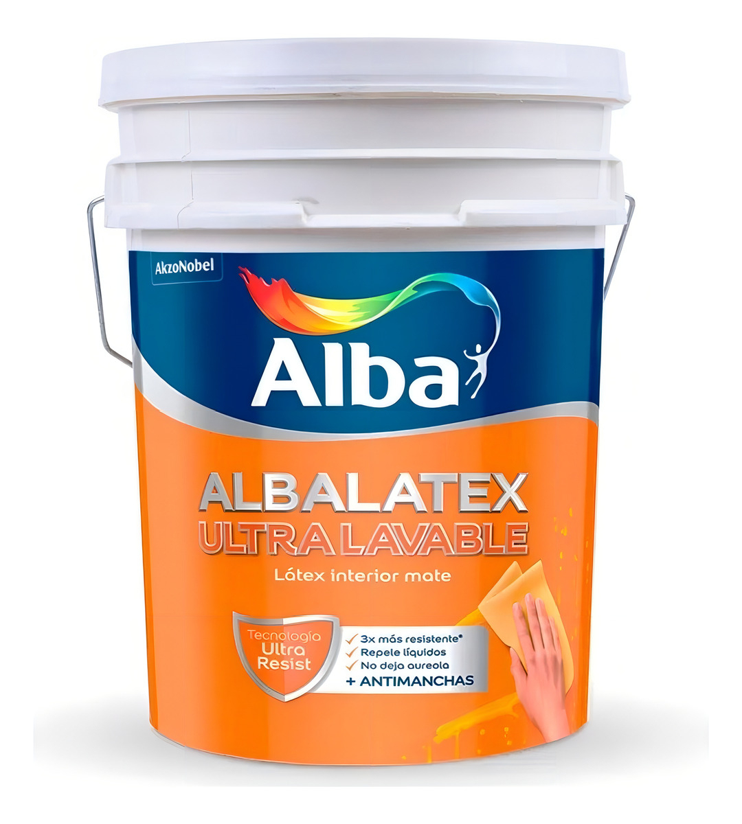 Alba Albalatex Ultralavável Interior Mate 20l Blanco