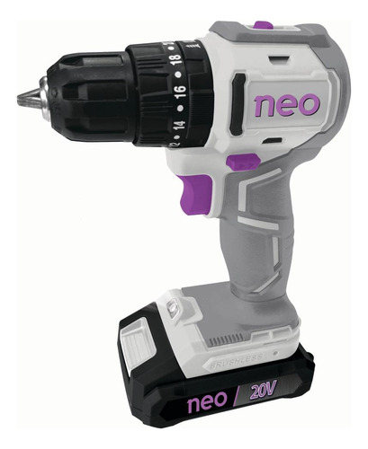 Taladro Percutor Brushless 13mm Neo - Tp1013/1/20k1