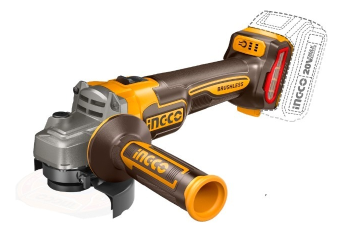 Ingco Industrial Cagli21154 Amoladora Brushless 4 1/2 Color Naranja Claro