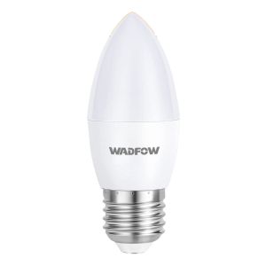 Lampara Led E27 5w Vela Wadfow Luz Fria Wdn55051 Blanco Frío