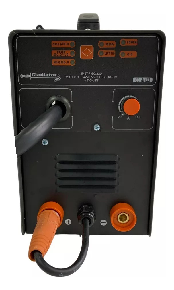 Inverter Mig Electrodo Tig 160amp-imet7160/220-gladiator Pro Color Gris - Imagen 6