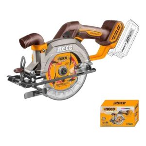 Sierra Circular 140mm Brushless Ingco Csli1402 Sin Bat. Color Naranja Claro