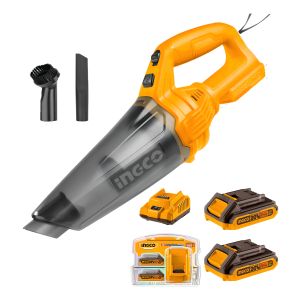 Aspiradora Ingco + 2 Baterias Y Carg Cvli2012612 Color Amarillo