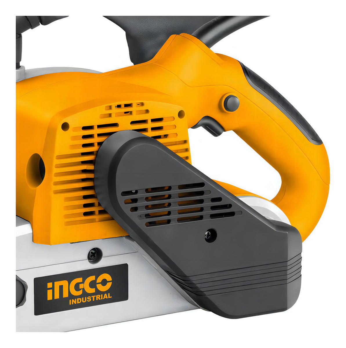 Lijadora De Banda 1200w 610x100mm Industrial Carpintería Color Amarillo - Imagen 2