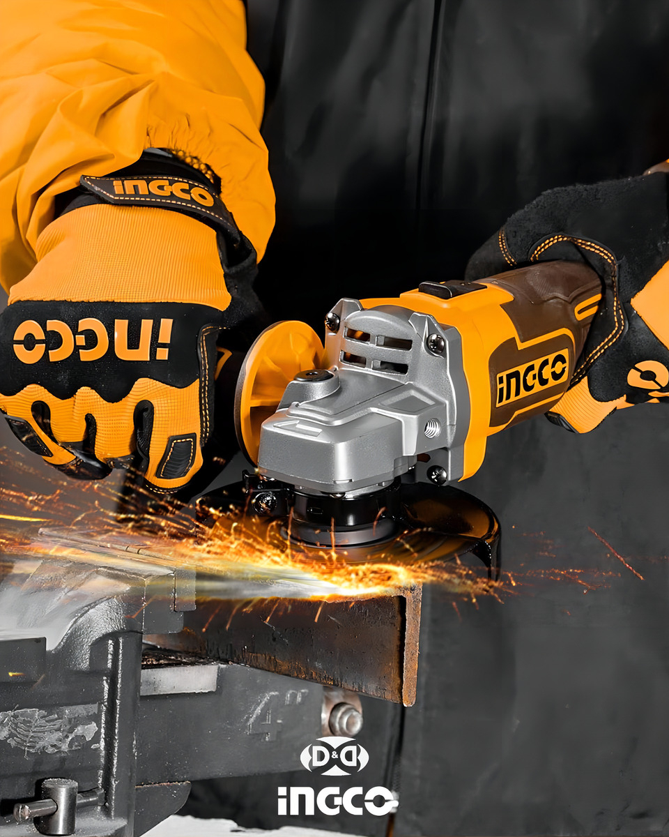 Ingco Industrial Cagli21154 Amoladora Brushless 4 1/2 Color Naranja Claro - Imagen 2