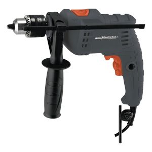 Taladros Percutor Gladiator Pro Tp413/6/220 K + Herramientas Color Gris Oscuro Frecuencia 60 Hz
