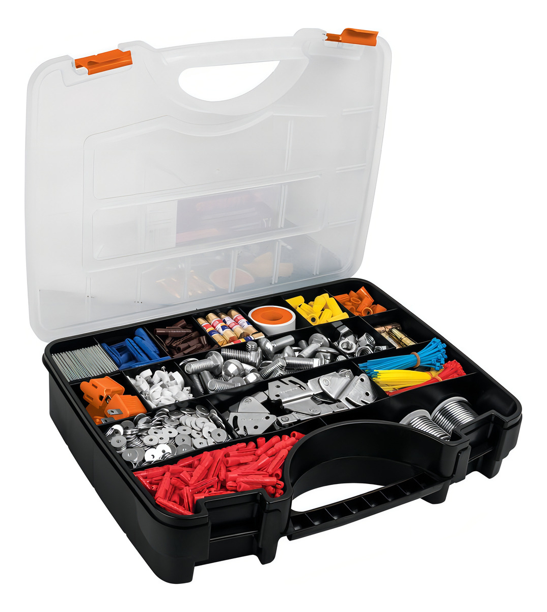 Caja Organizador Plastico B.plas 43x32x9cm Truper Ferreplus Color Negro