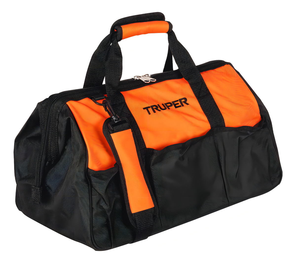 Maleta Flexible Portaherramienta De 18 . Truper Male-18 Negro Y Naranja